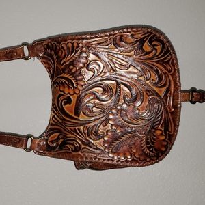 Patricia Nash Borghetto braided leather crossbody